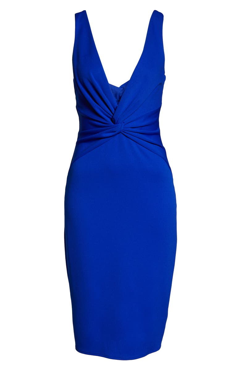 Katie May Zaza Plunge Neck Body-Con Dress, Alternate, color, 