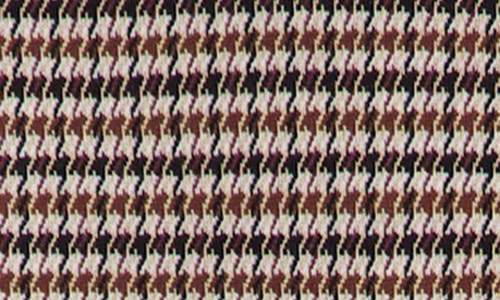 Ookie & Lala Plaid Pleated Midi Skirt In Brown