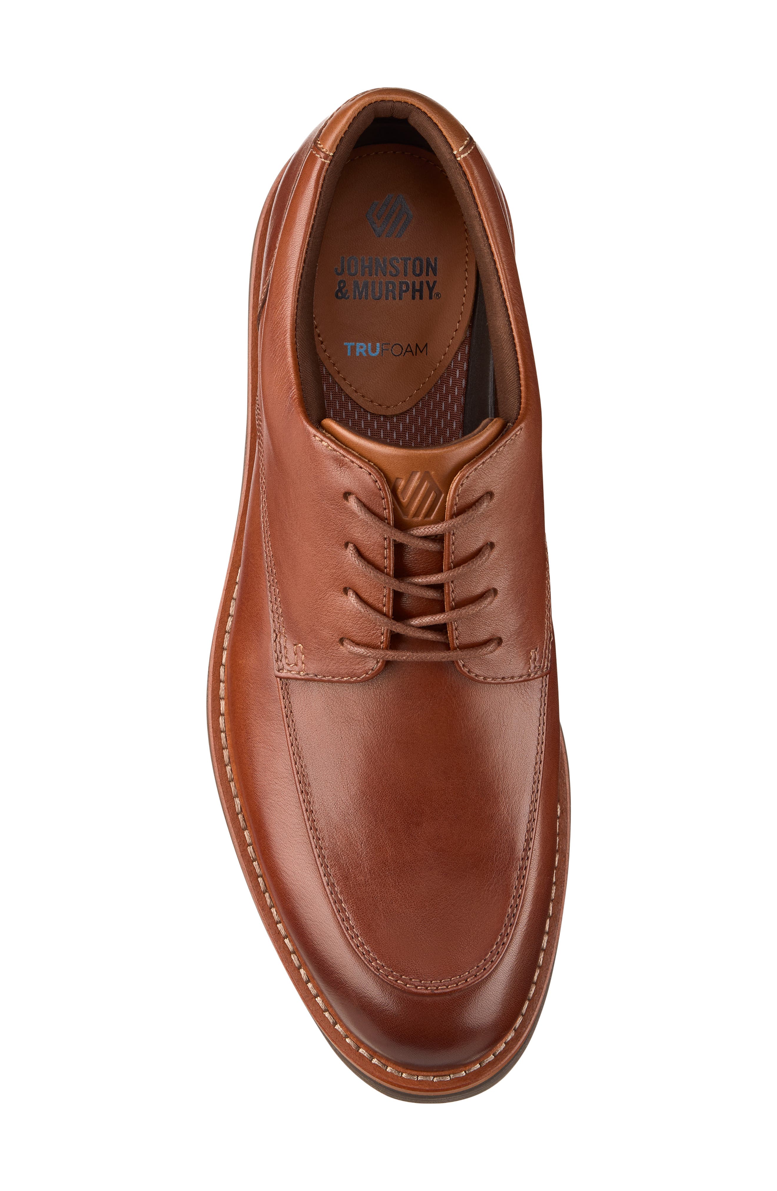 Tyson Moc Toe Derby, Alternate, color, TAN FULL GRAIN