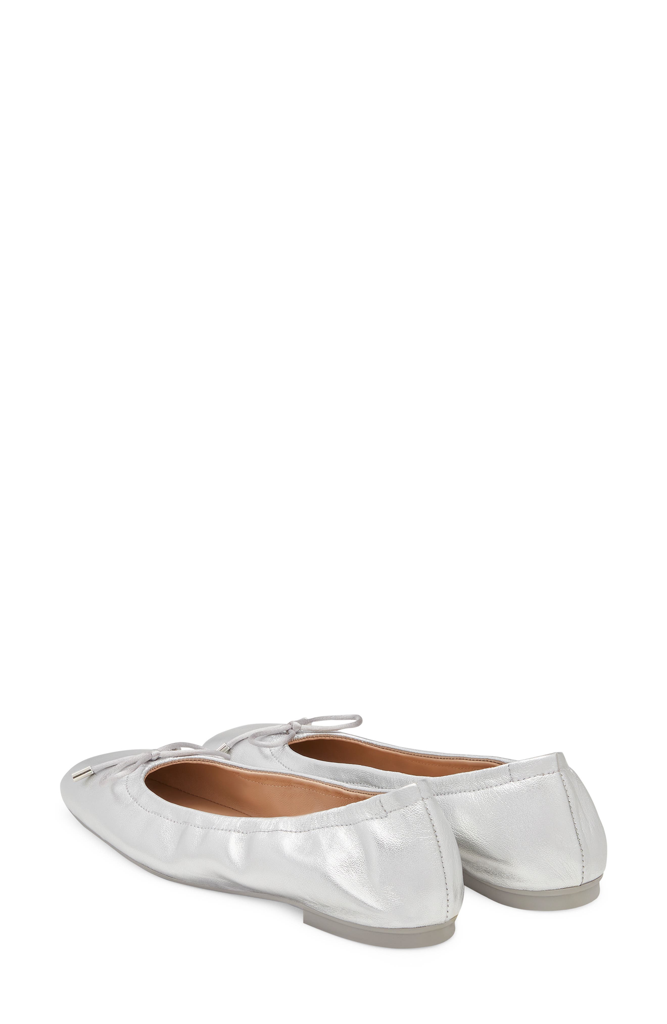 Bow Flat, Alternate, color, SILVER