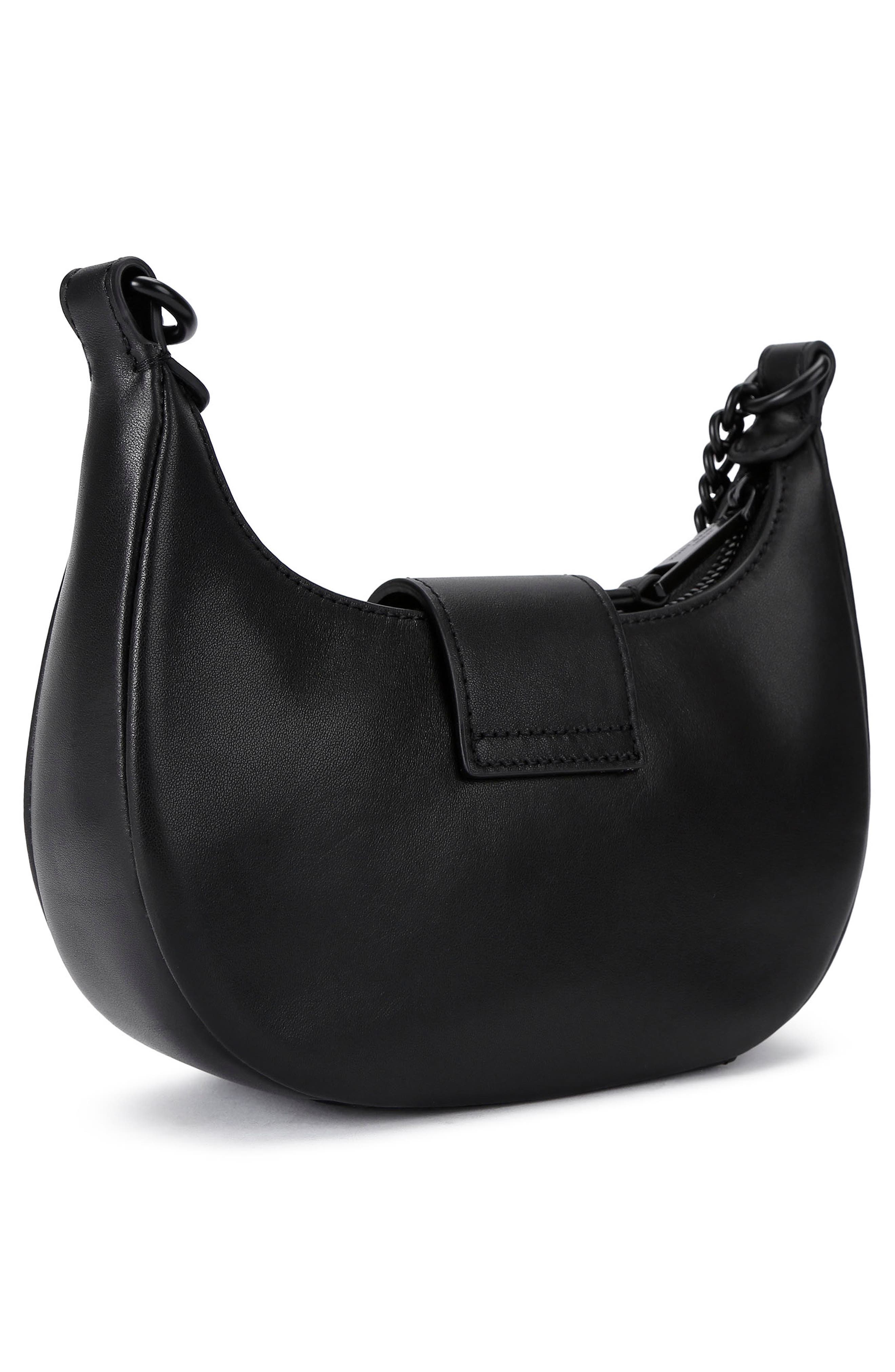 Kurt Geiger London Small Chelsea Leather Hobo Crossbody Bag, Alternate, color, 