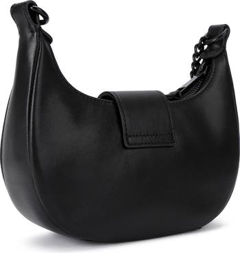 Small Chelsea Leather Hobo Crossbody Bag