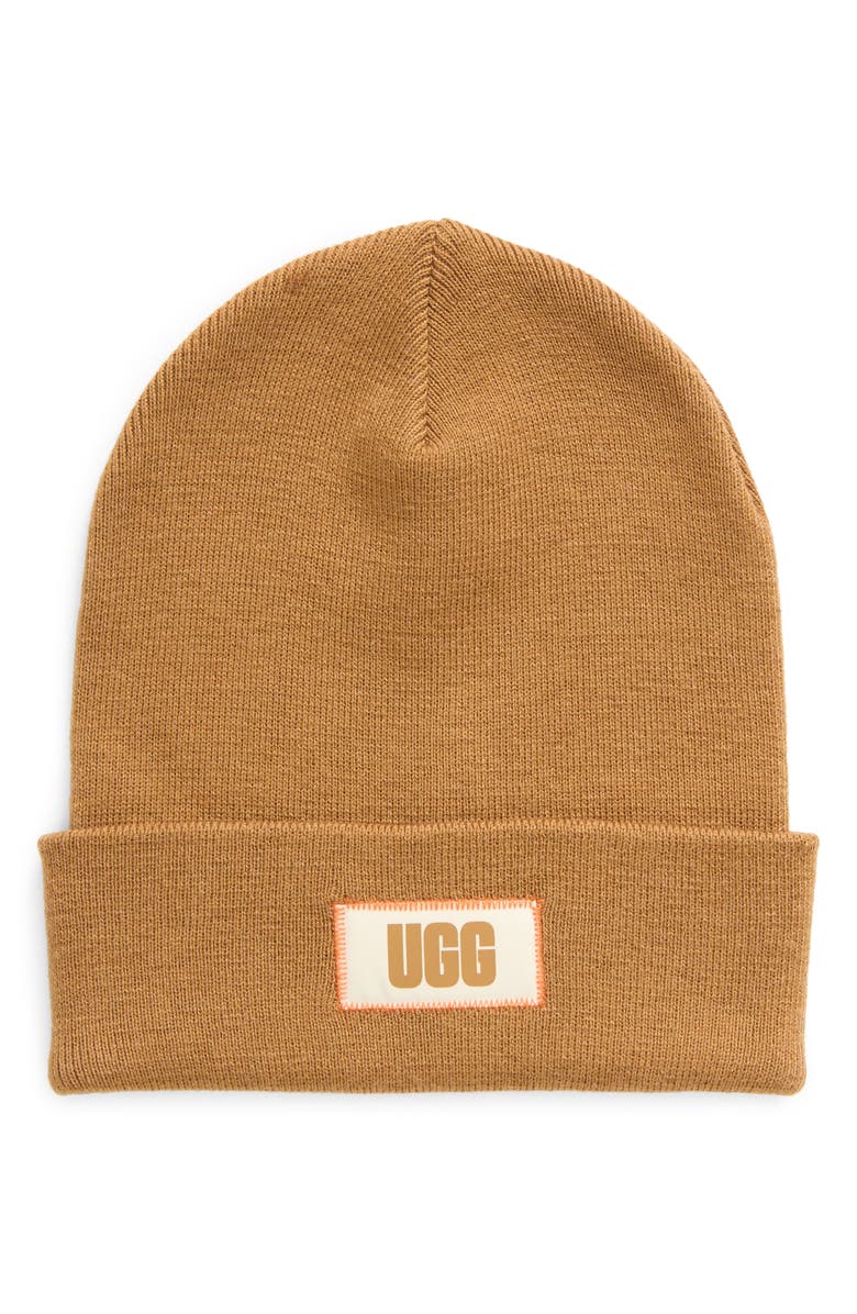 UGG<sup>®</sup> High Crown Beanie, Main, color, Chestnut Ii