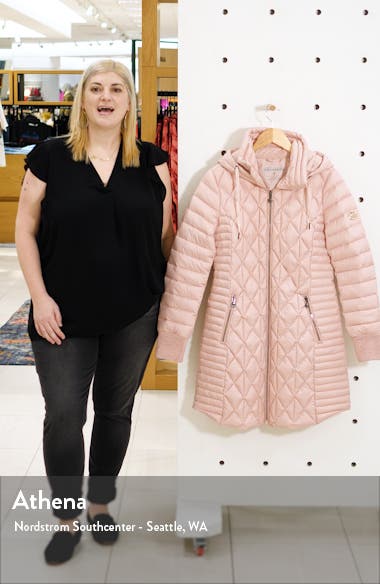 Bernardo Multi Quilt Packable Hooded Puffer Coat (Women) | Nordstromrack