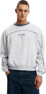 Cotton On Men's Box Fit Graphic Crew Sweater