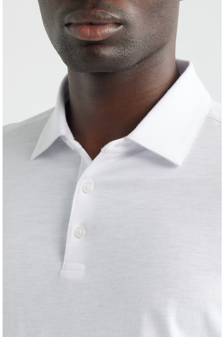Brightwood Slub Cotton Polo, Alternate, color, WHITE