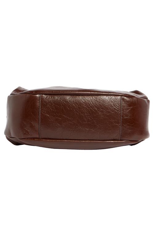 Rag & Bone Hudson Leather Hobo Bag In Brown
