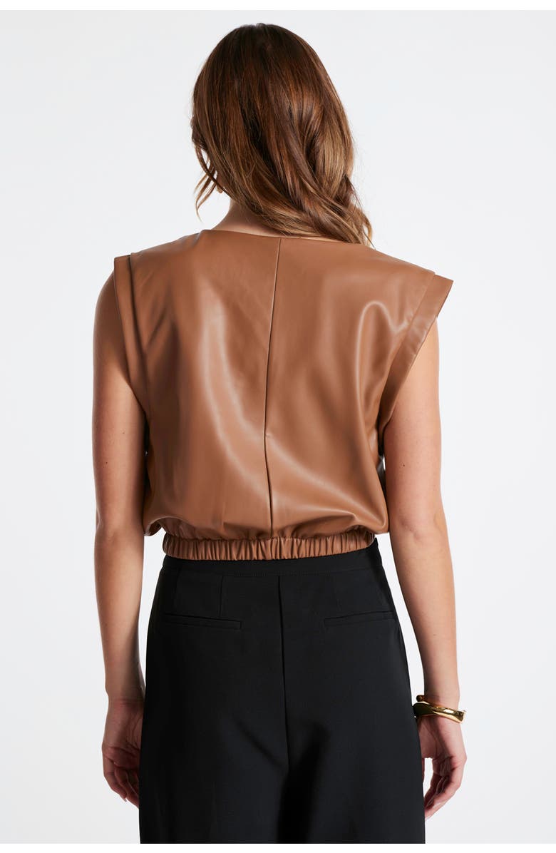 Bishop + Young Simone Leather Top, Alternate, color, 