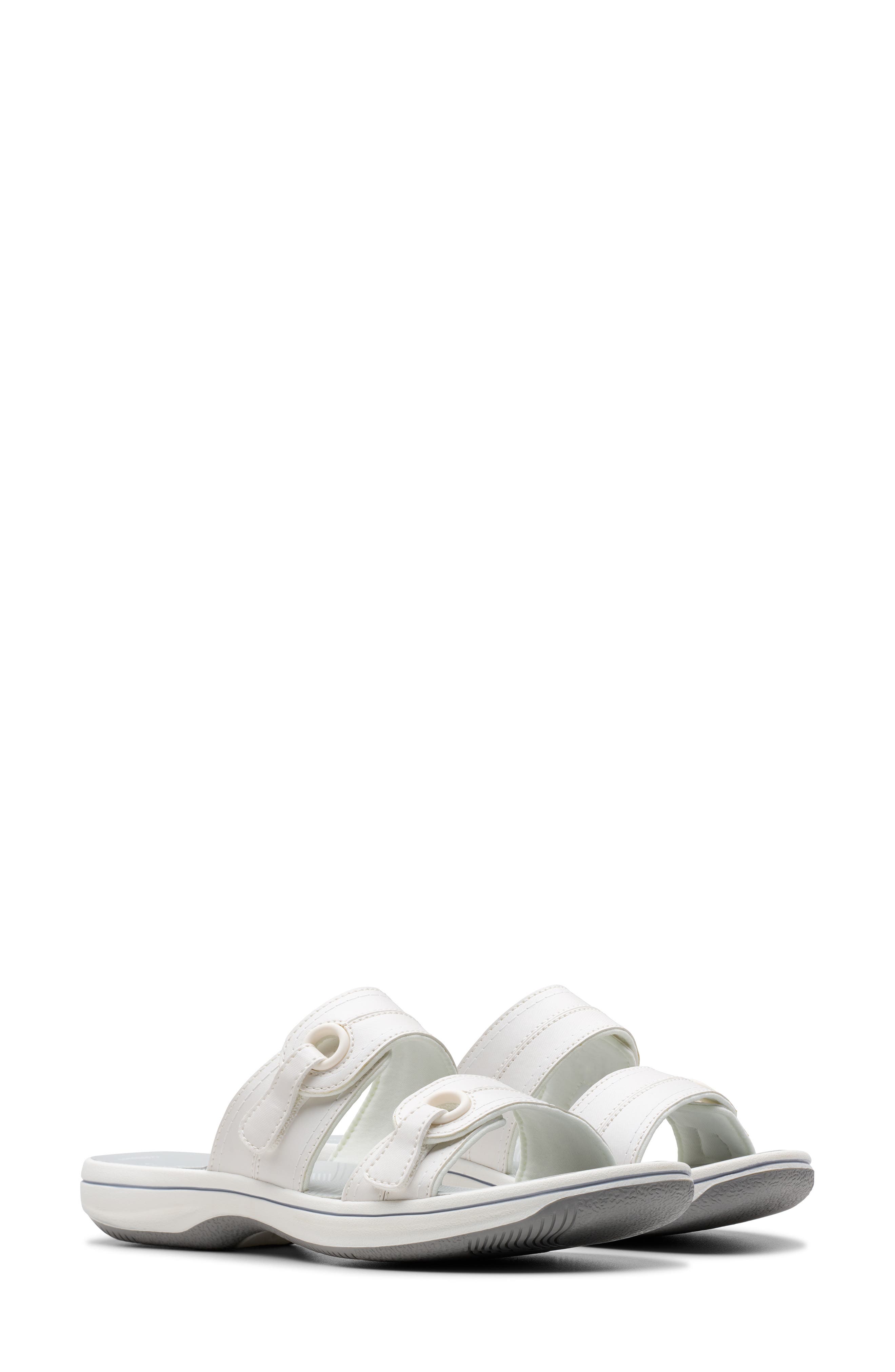 Breeze Maye Slide Sandal, Alternate, color, WHITE