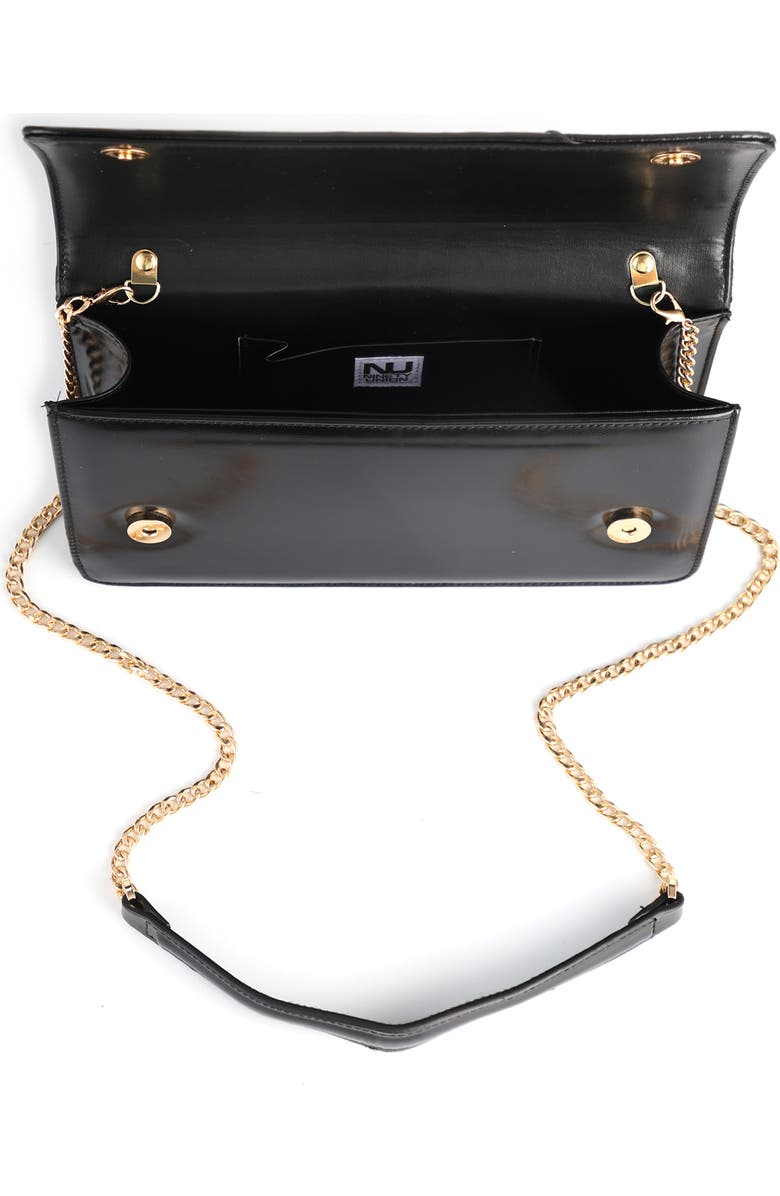 NINETY UNION Dressy Envelope Clutch, Alternate, color, Black