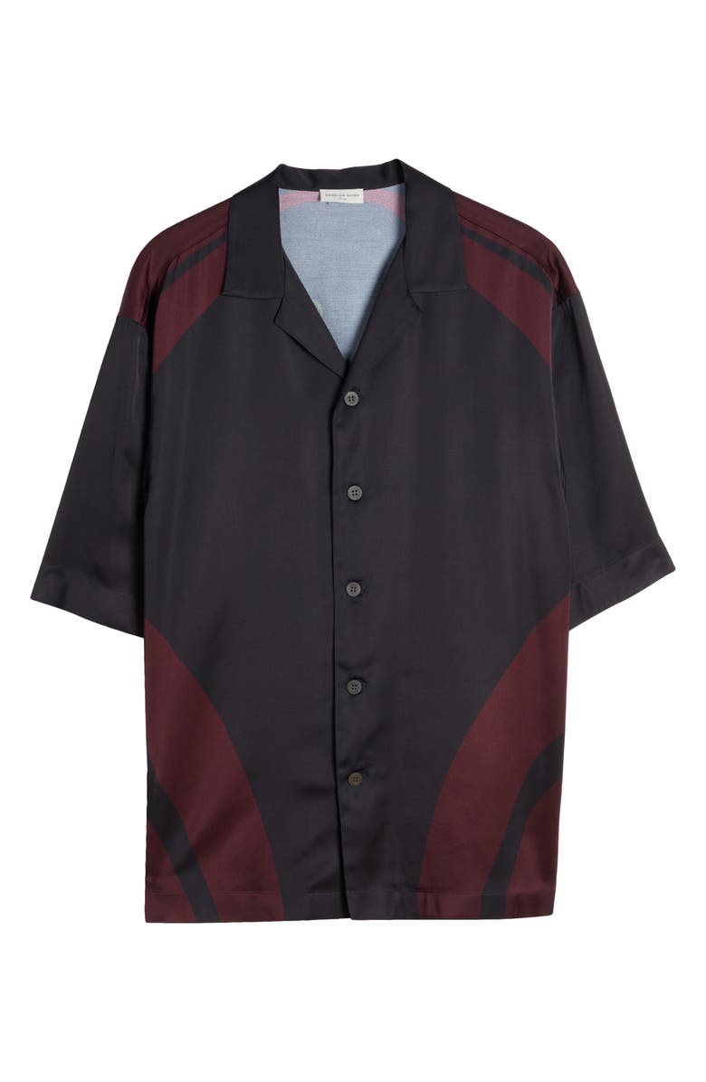 Dries Van Noten Cassi Floral Print Camp Shirt, Alternate, color, 