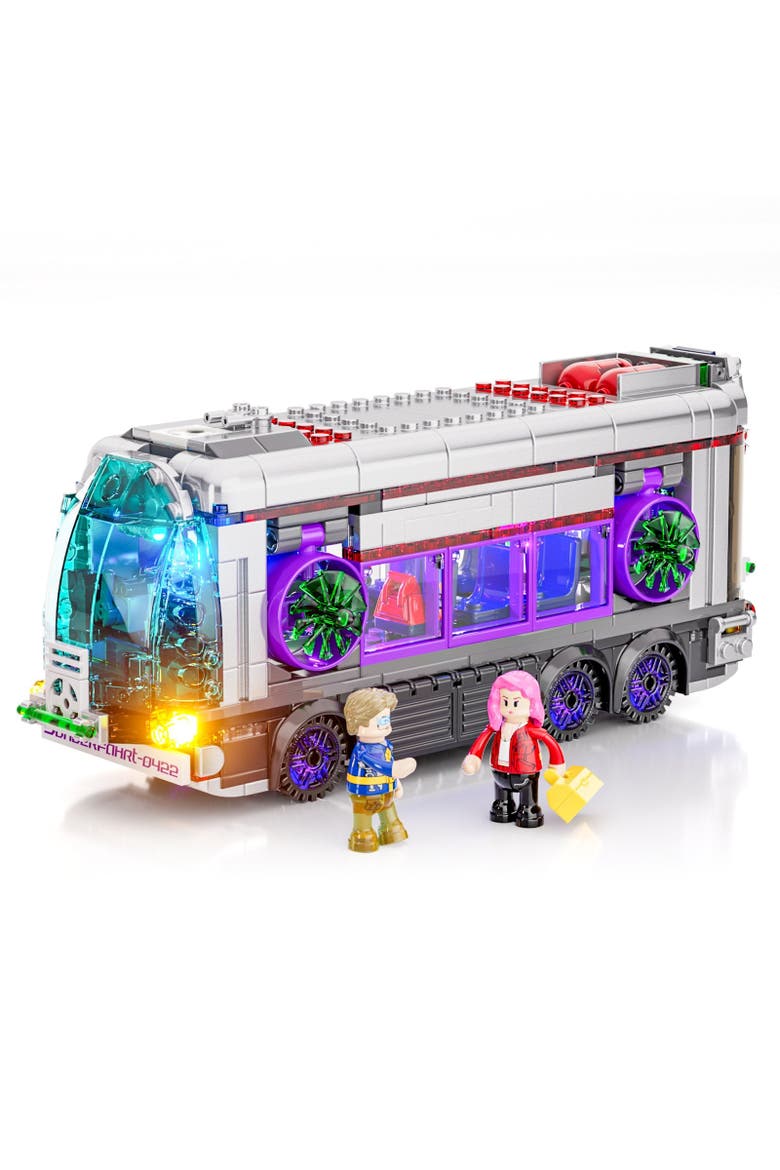 Cyberpunk Future Bus LED Building Set Model CP605B, Main, color, Multicolor