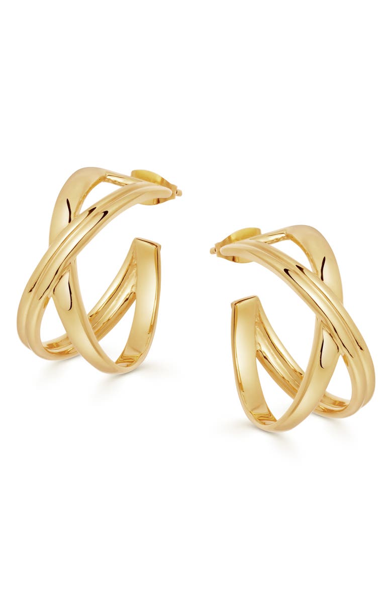 Missoma Small Infini Hoop Earrings, Main, color, 