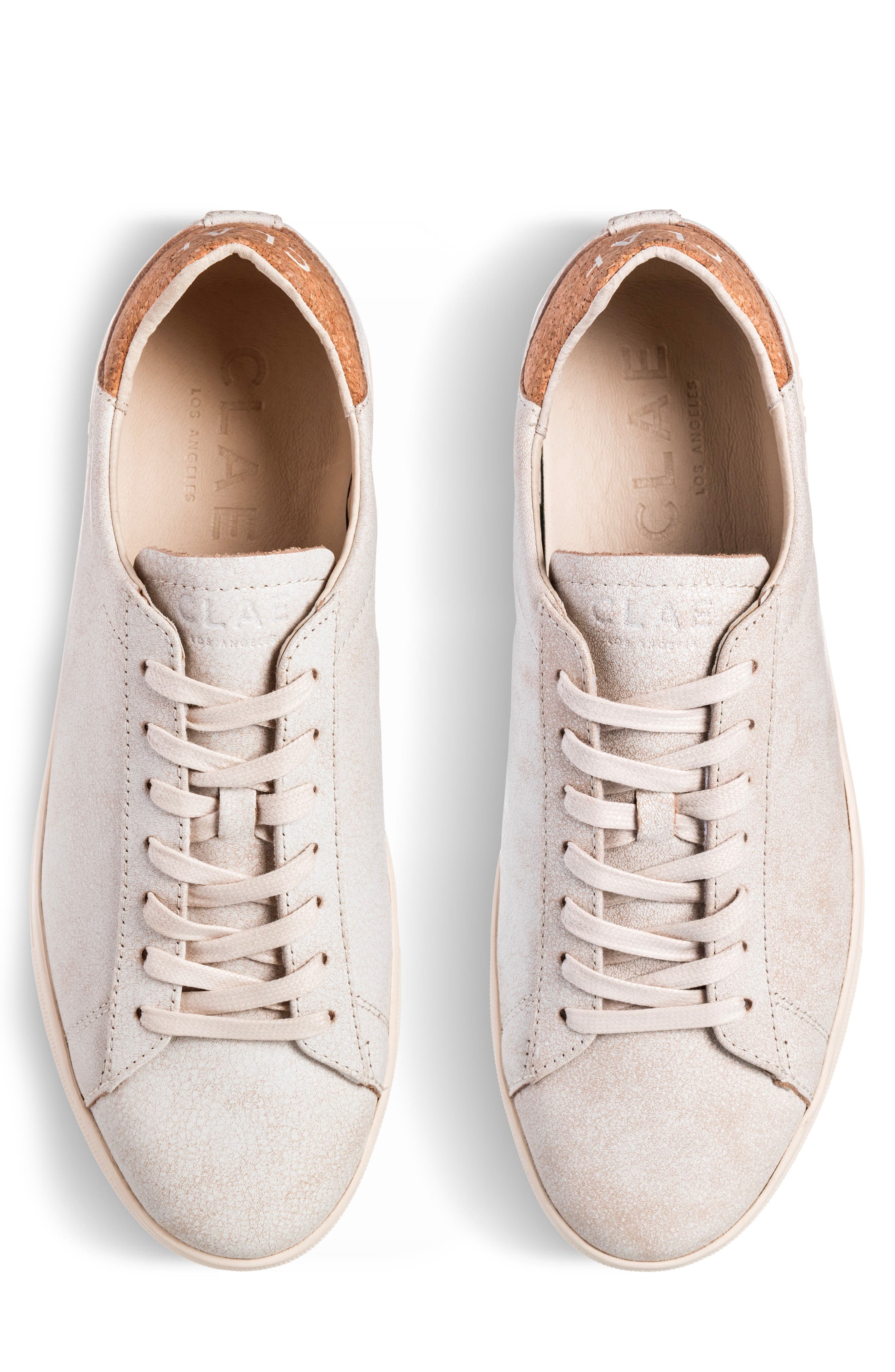 CLAE Bradley Sneaker, Alternate, color, Distressed Leather Cork