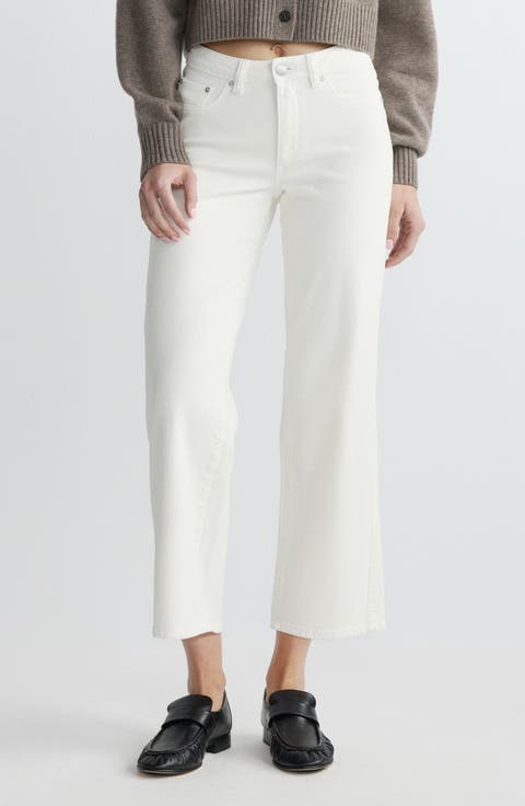 Pippa Refined Wide Leg Ankle Jeans