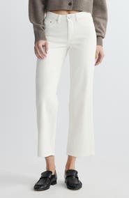 DL1961 Pippa Refined Wide Leg Ankle Jeans