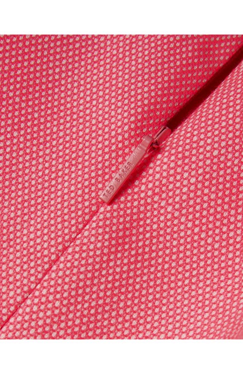Ted Baker Tailored Midi Dress In Pink