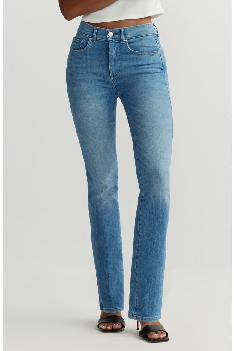 Mara Instasculpt™ Straight Mid Rise Jeans, Main, color, PROVINCETOWN