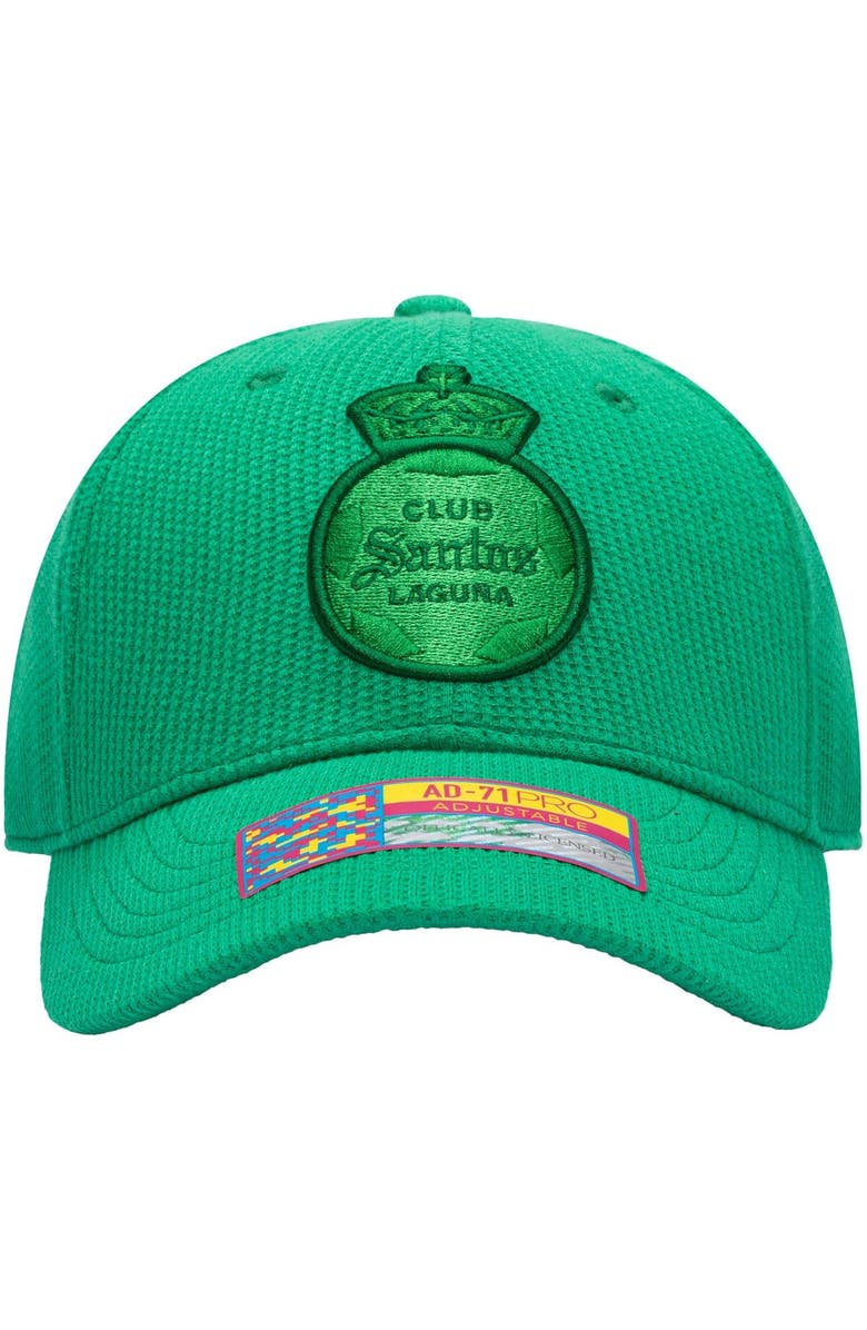 FAN INK Men's Green Santos Laguna Club Pro Adjustable Hat, Alternate, color, 