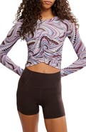 Free People FP Movement Tempo Ruched Crop Top