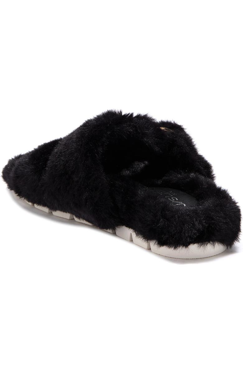 JSlides Bree Faux Fur Slide Sandal, Alternate, color,