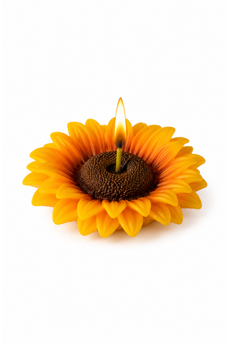 Sunflower Candle, Main, color, None