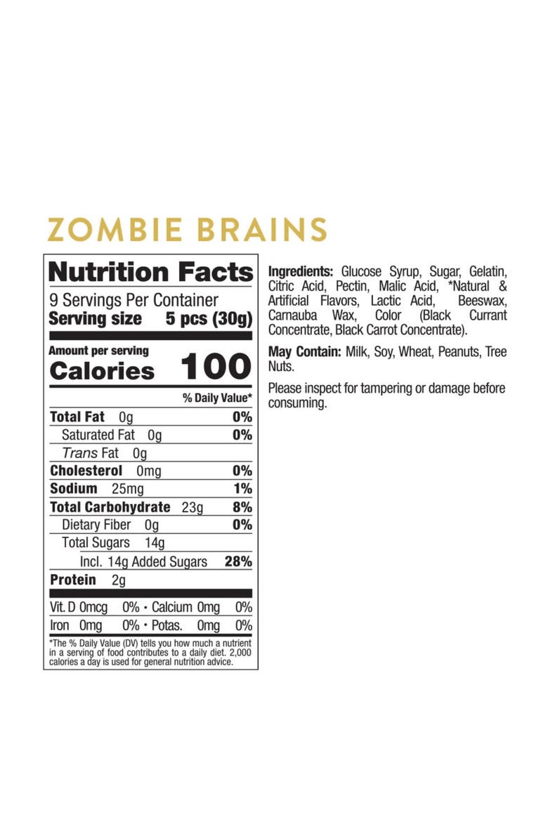 2-Pack Zombie Brains Candy Set, Alternate, color, NO COLOR