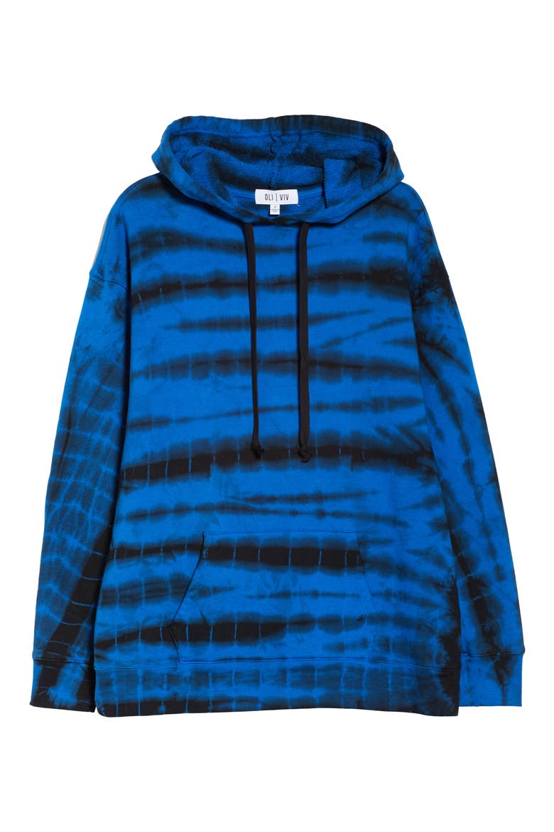 Monroe Relaxed Hoodie, Alternate, color, ELECTRIC BLUE