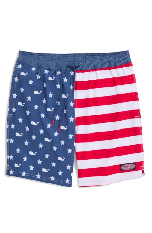 Vineyard Vines Chappy 7-inch Swim Trunks In Blue