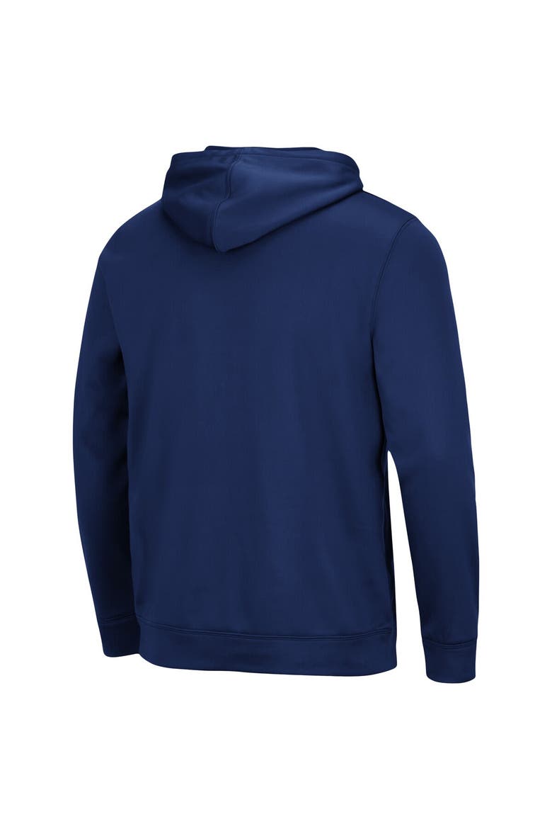 Men's Colosseum Navy Navy Midshipmen Lantern Pullover Hoodie, Alternate, color, Navy