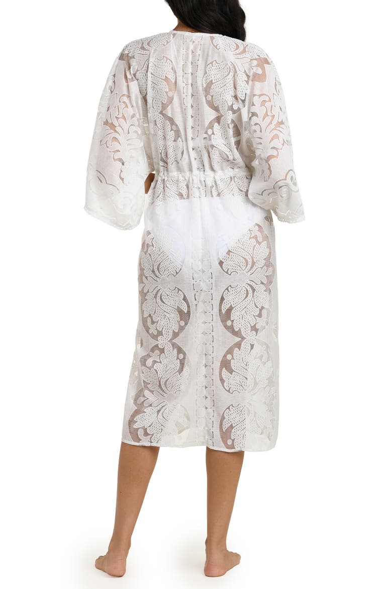 Pearl Front Lace Cover-Up, Alternate, color, WHITE