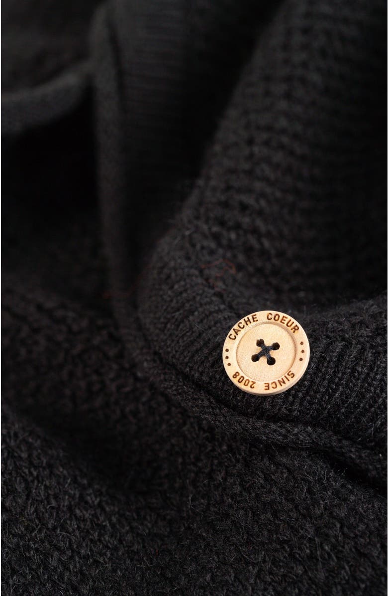 Cache Coeur Abelha knitted maternity cardigan, Alternate, color, 