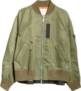 Sacai Nylon Twill Bomber Jacket