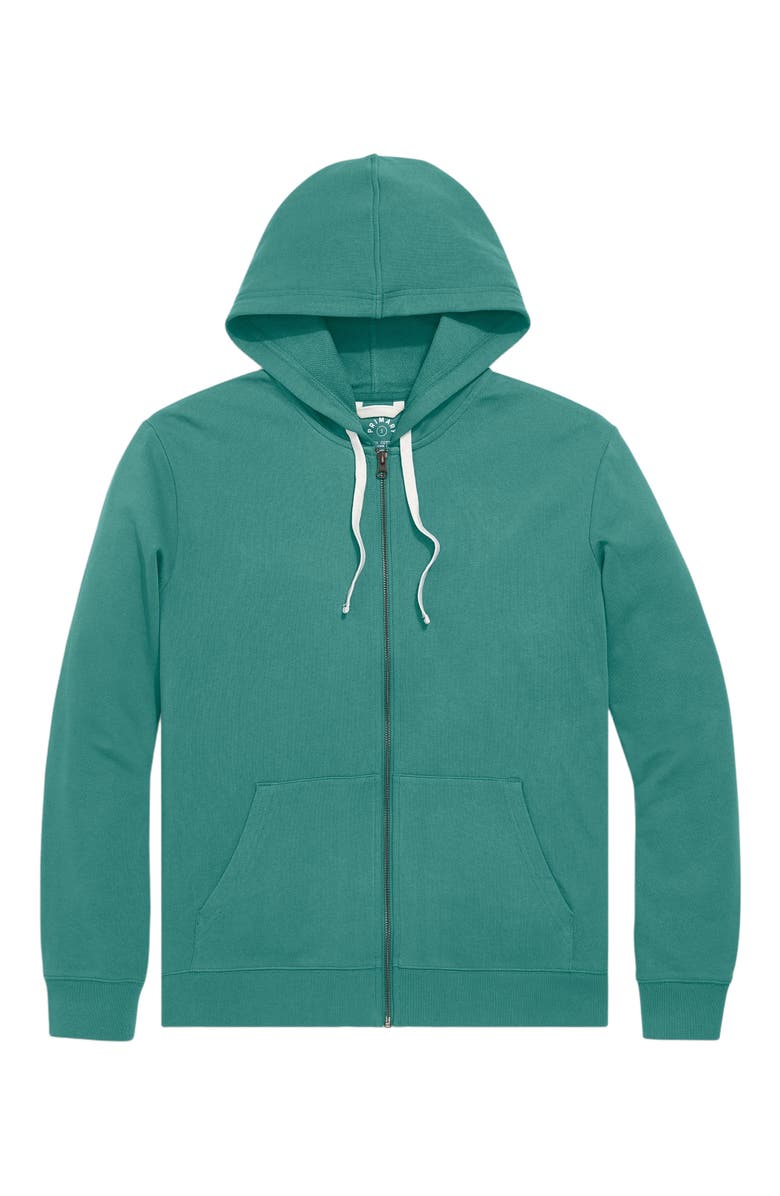 Primary Unisex Fit 24/7 Zip Hoodie, Alternate, color, Sunwashed Teal
