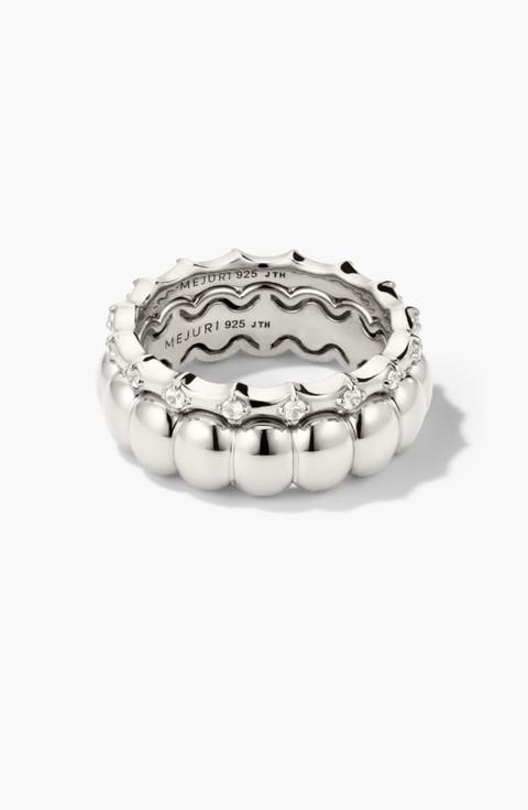 Crest Stacker Ring