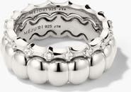 MEJURI Crest Stacker Ring