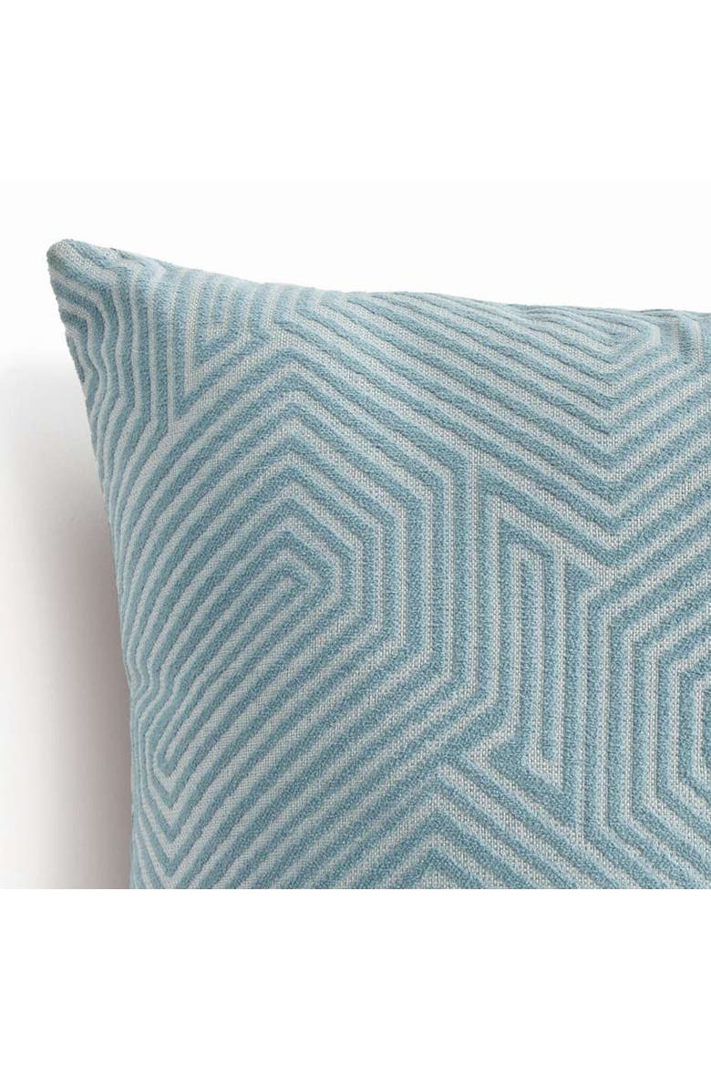 Sora Square Indoor-Outdoor Pillow 24", Alternate, color, Blue