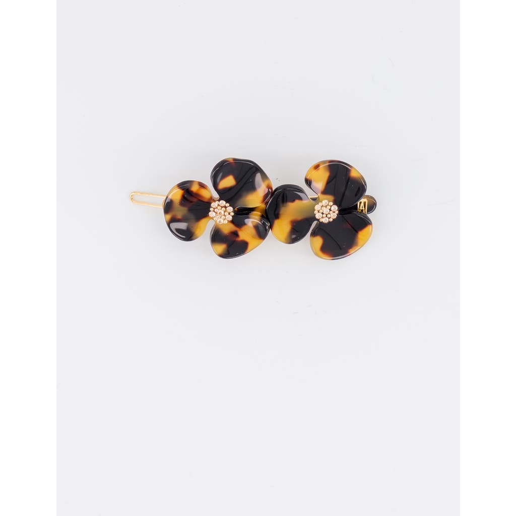 ALEXANDRE DE PARIS ALEXANDRE DE PARIS CAMELIA ACETATE SIDE BARETTE