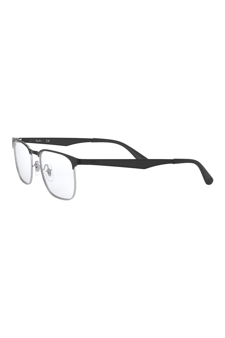 54mm Optical Glasses, Alternate, color, SILVER/ BLACK