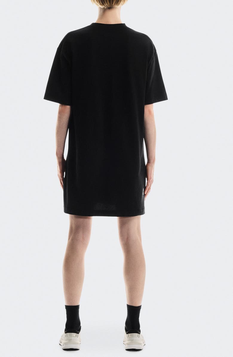 On Club T-Shirt Dress, Alternate, color, Black