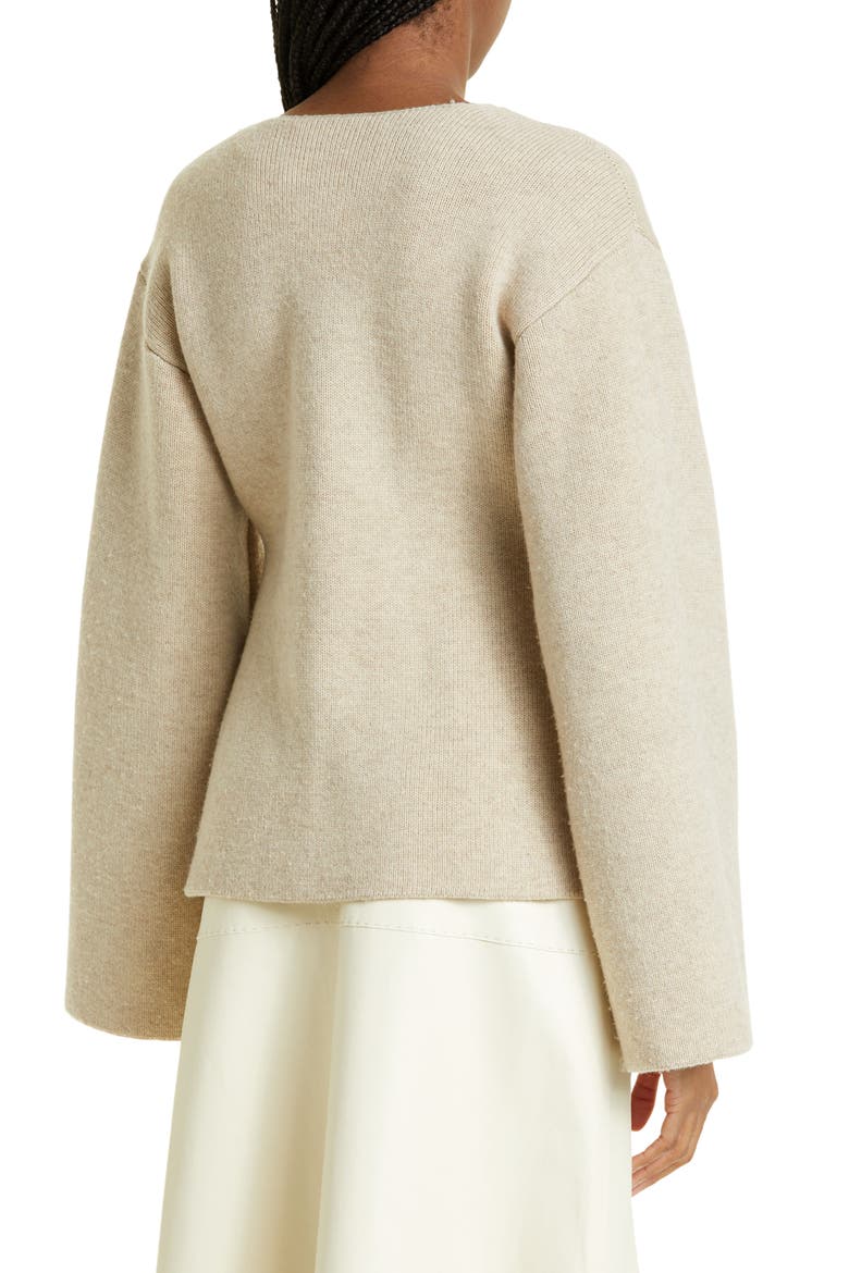 Tinley Double Breasted Cardigan, Alternate, color, TWILL BEIGE