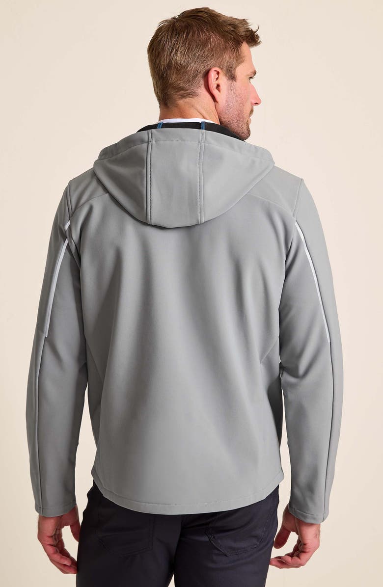 Tommy Bahama Melbourne Hooded Bonded Fleece Soft Shell Jacket, Alternate, color, 