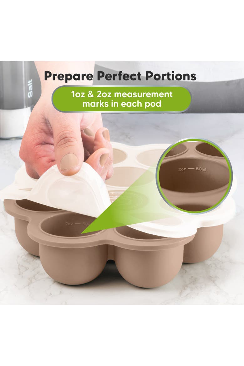 Prep Silicone Baby Food Tray, Alternate, color, Chai Latte