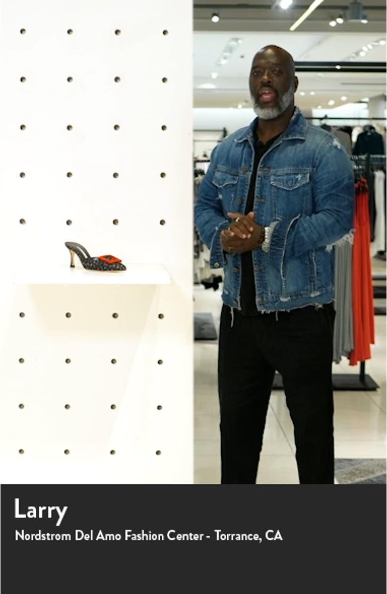 Maysalebi Floral Pointed Toe Mule, sales video thumbnail