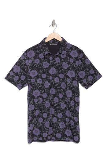 Travismathew Not Happening Cotton Blend Polo In Black