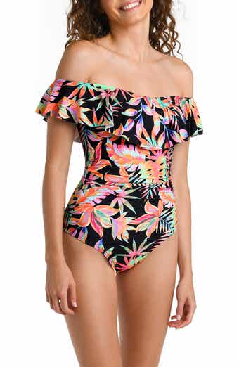 La Blanca Best Escape Off the Shoulder One-Piece Swimsuit