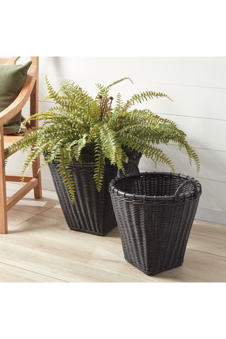 Alvero Baskets, Set Of 2, Alternate, color, Black