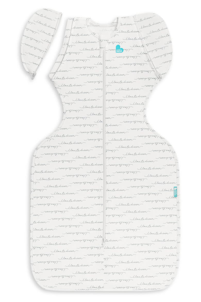 Swaddle Up™ Transition Bag 1.0 TOG Swaddle, Main, color, DREAMER WHITE