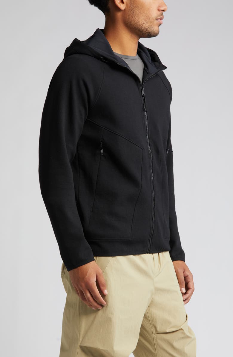 Zella Powertek Full Zip Hoodie, Alternate, color,