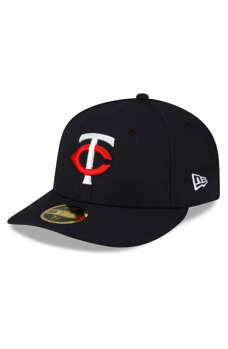 New Era Men's New Era Navy Minnesota Twins 2023 Authentic Collection Low Profile Home 59FIFTY Fitted Hat, Main, color, Navy